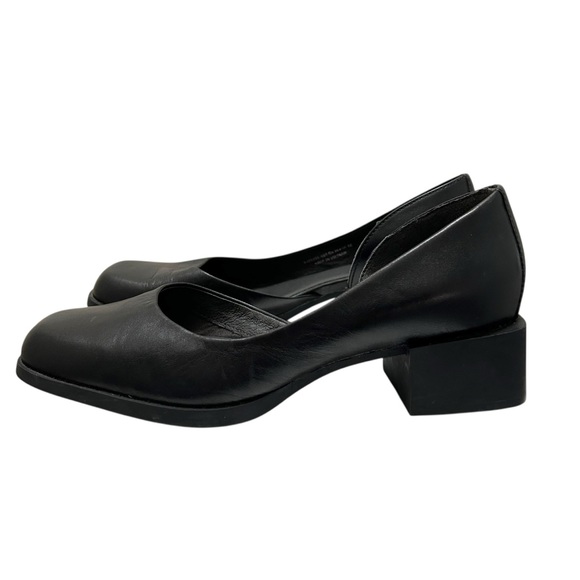 Camper Kobo Black Leather Square Heel Pump Womens 38 - Picture 4 of 7